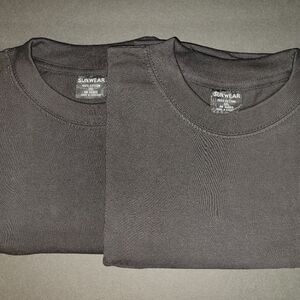 2 New Black T Shirts 3XL